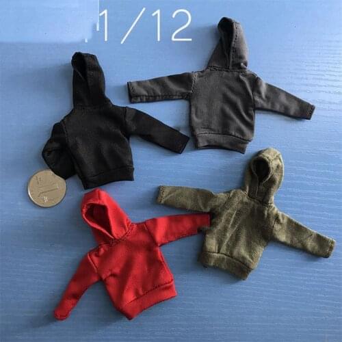 Special Price 1/12 Soldier Action Figure SHF 3ATOYS Hoodie Jacket Non-ant fit 6" Man Body for Fans Gift