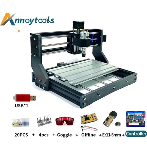 CNC3018Pro GRBL 1.1 DIY cnc machine,3 Axis Milling machine,Wood Router laser engraving,CNC3018 carving