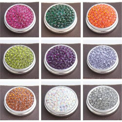 Hot Round 18MM Rhinestone&clay manual snap buttons Shambala snap buttons fit DIY 18mm snap jewelry wholesale