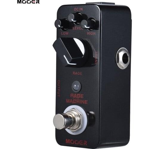 HOT Selling MOOER RAGE MACHINE Heavy Metal Distortion Guitar Effect Pedal True Bypass Full Metal Shell