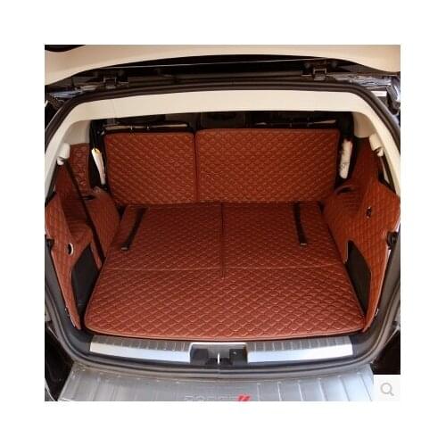 Good quality! Special trunk mats for Dodge Journey 7 seats 2017-2010 durable waterproof cargo liner boot carpets,Free shipping