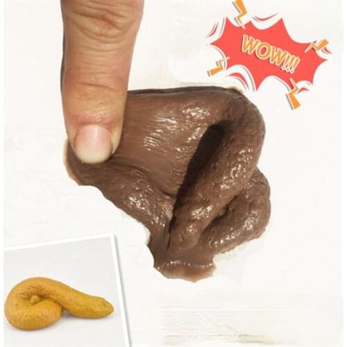 Toy Simulation Disgusting Funny Gift Adult Boys and Girls April Fools' Day Funny Pooping Tricky Poop Venting Stress Autism