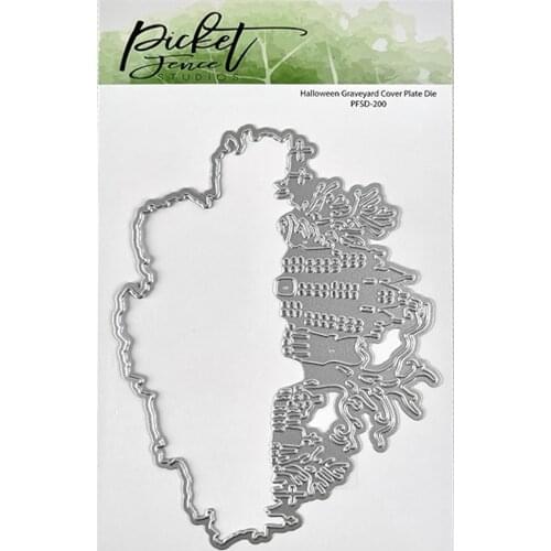 Halloween graveyard cover plate Metal Cutting dies card Scrapbooking Stencil Cut Die For DIY Card Crafts Handmade