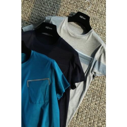 Free shipping 2019 new Spring/Summer high quality men mecerized cotton o-neck t shirt . casual man tees tops