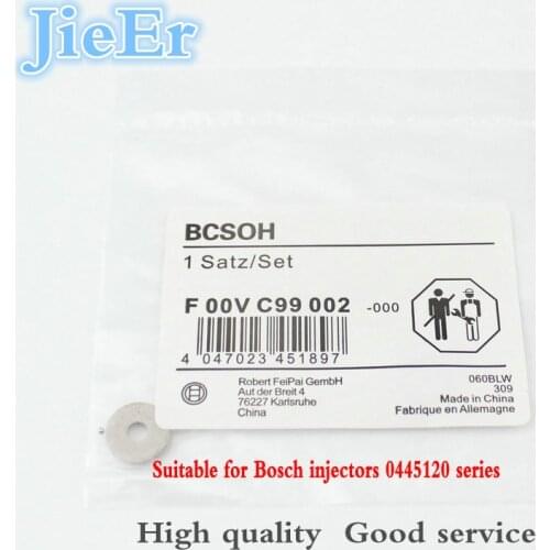 10 pcs/lot Injector Repair Kit F00VC99002 and F00VC05001 Steel Ball Diameter 1.34mm Overhaul Kit F 00V C99 002 for 0445120