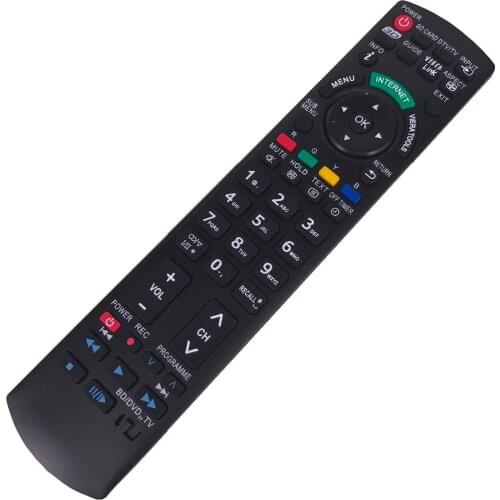 NEW Replacement N2QAYB000659 For Panasonic LCD 3D TV Blu-ray DVD Remote Control N2QAYB000496 N2QAYB000494 Fernbedirnung