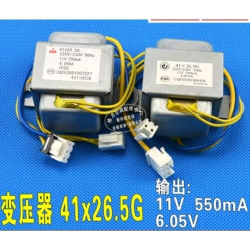 New and original transformer 41x26.5G 11v/550mA/6.05V