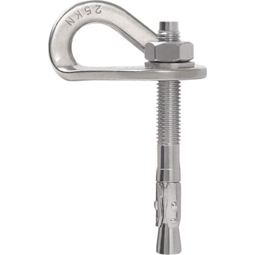 25KN Stainless Steel M10 Climbing Nail Anchor Hammock Special Climbing Point Hanging Piece Pivot Expansion Nail