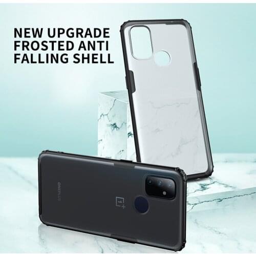 Luxury Shockproof Lens Protection Soft TPU Matte Mobile Phone Case For One Plus 9 8 Pro Smartphone Cover For One Plus 7T Fundas