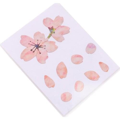 Cherry Blossom Floral Self Adhesive Ukulele Guitar Sticker Bass Cute Decals