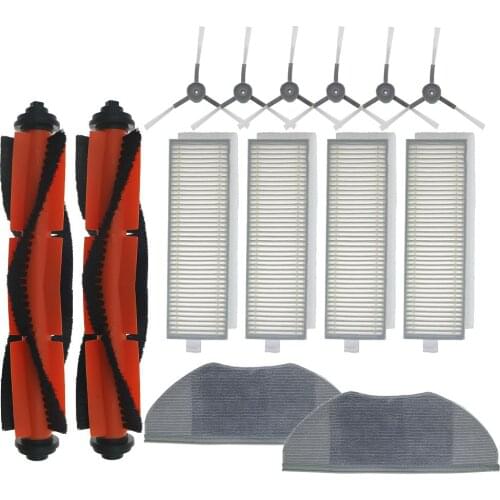 Mi Robot Main Roller Side Brush Hepa Air Filter Mop Cloth for Xiaomi Mijia G1 Robot Vacuum Cleaner Parts