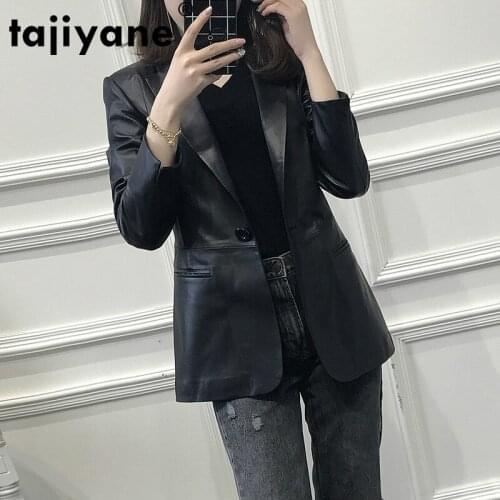 Tajiyane Real Genuine Leather Jacket Women Clothes Coats and Jackets Women Sheepskin Coat Female Ladies Clothing CN176P09 WPY557