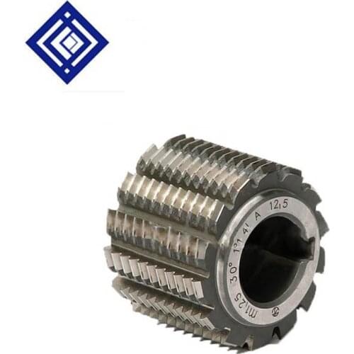 HSS 30 Degree Gear Cutter Hob Cylindrical Milling Cutter M0.5/M1/M2/M3 Gear Hob Gear Cutting Tools