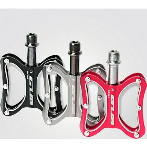 1 Pair MTB Mountain Bike Pedals Flat Aluminum Alloy Platform Sealed Bearing