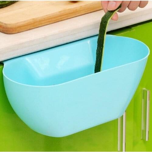 1PC Hanging Multifunctional Household Kitchen Cupboard Waste Bin Desktop Storage Barrel Trash Can Storage Box Organizer KX 028