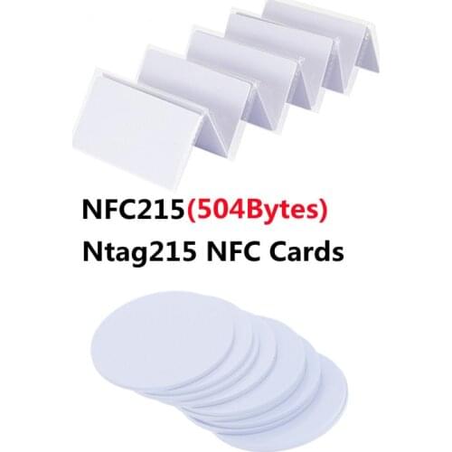 10pcs NTAG215 NFC Card NFC Tag Can Written by Tagmo Works with Switch Available for All NFC Mobile Phone