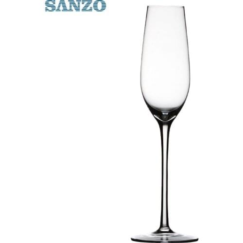 Manually blown lead-free crystal glass wine glass custom logo champagne glass Special offer high glass 2 Pack 920004