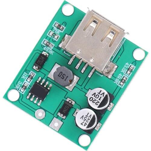 2Pcs USB Voltage Regulator Solar Power Stabilized Junction Box Module for Solar Panel Folding Bag Input 5-18V Output 5V2A