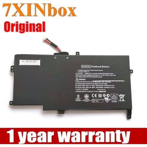 7XINbox 14.8V 60Wh Original EG04XL HSTNN-IB3T HSTNN-DB3T battery For HP ENVY 6-1001TX 1004TX1005TX 1222TX 1015TX 1214TX 1221TX