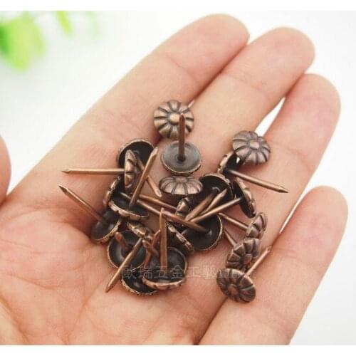 9MM*16MM Chrysanthemum bubble nail Upholstery Nail Jewelry Box Wall Door Sofa Furniture Decorative Tack Stud Pushpin