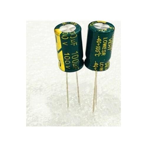 10UF 15UF 220UF 470UF 1000UF 1500UF 400V 250V 100V 63V 50V 35V 25V 16V 10V 6.3V LOWESR Aluminum Electrolytic Capacitors 10*17MM