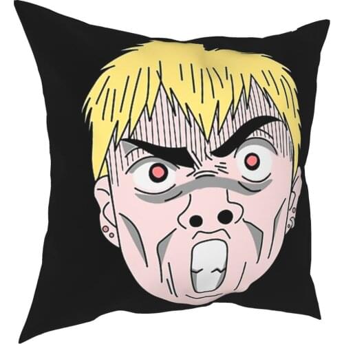 Angry Onizuka GTO Pillowcover Decoration Great Teacher Japanese Anime Cushion Cover Throw Pillow for Sofa Double-sided Printing