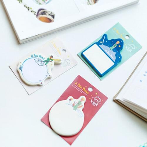 1pack /lot Cute Little Prince Note Pad Notes Memo Pad N Times Sticky Pad Notes Students School Office Family Supplies
