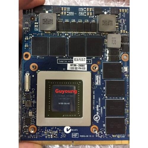 GTX880M GTX 880M GDDR5 8GB N15E-GX-A2 Graphics Video Card For DELL Alienware M13X R1 R2 M15X R1 R2 M17X R2 R3 R4 R5 M18X R2 R3