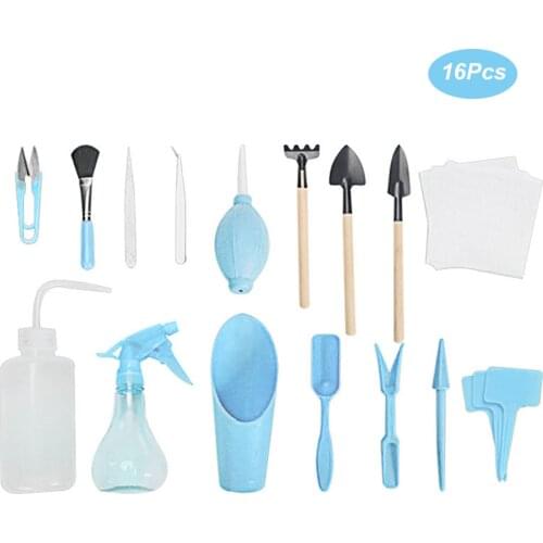 Succulent Plants Tools Mini Garden Hand Tools Set Transplanting Tools Miniature Planting Gardening Tool Set For Indoor Miniature