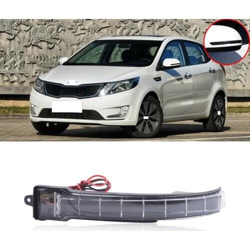 Kamshing For KIA K2 2011 2012 2013 2014 2015 2016 2017 LED Side Mirror Turn Light Signal Lamp Rear View Mirror Turn Signal Lamp