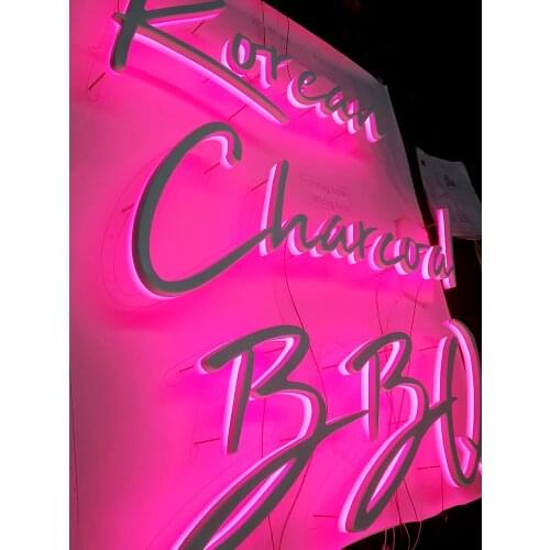 Painting BackLit Metal Channel Letter Outdoor 3D Logo LED Advertising Light Letter for Decoration