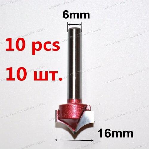 6mm*16mm,Freeshipping CNC solid carbide End Mill,tungsten steel woodworking insert router bit,wood tools,Needle nose end Milling