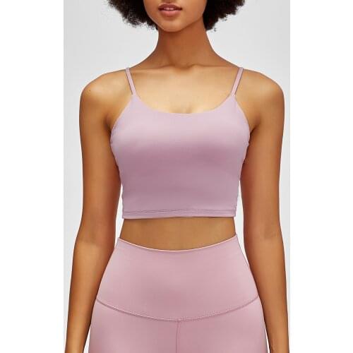 Summer Women Padded Fitness Vest Jogging Running Workout Gym Vest Non-wire Crop Tops Gym Home Streets Tanks