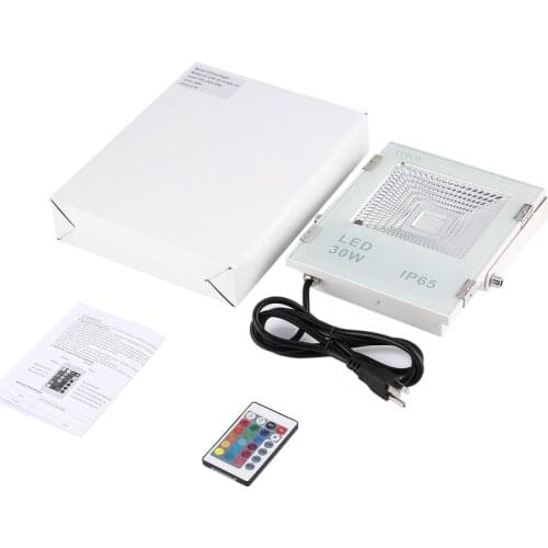 ICOCO Outdoor RGB LED Floodlight Remote Control 16 Colors 4 Modes Switchable Waterproof for Roads Garden Bridges Billboard