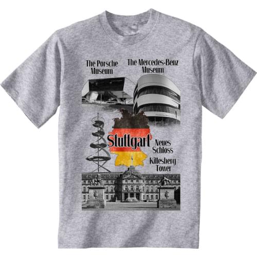 Germany Stuttgart T-Shirt. Summer Cotton O-Neck Short Sleeve Mens T Shirt New S-3XL