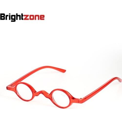 Brightzone Man Presbyopic Aged Reading Small Eye Glasses With Clear Eyeglass Frames Brand Name For Women Round Vintage Optometry