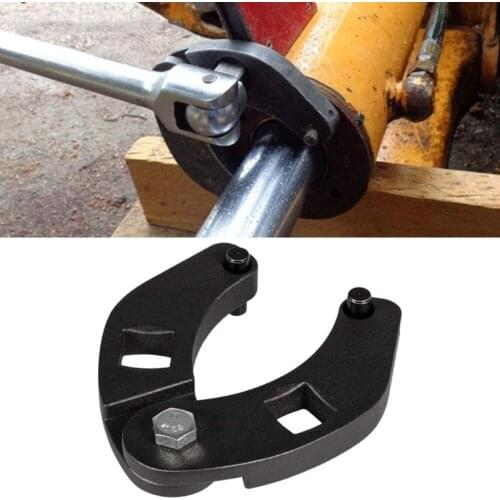 Adjustable Gland Nut Wrench Fits Gland Nuts Spanner Repair Tool Hydraulic Cylinders Nut Wrench Drive Farm and Construction Tool