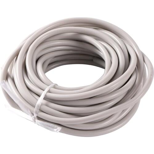 10m 4/7mm Garden Water Hose Micro Drip Misting Irrigation Tubing Pipe PVC Hose 1/4'' Grey Water Pipe Greenhouse Watering Tube