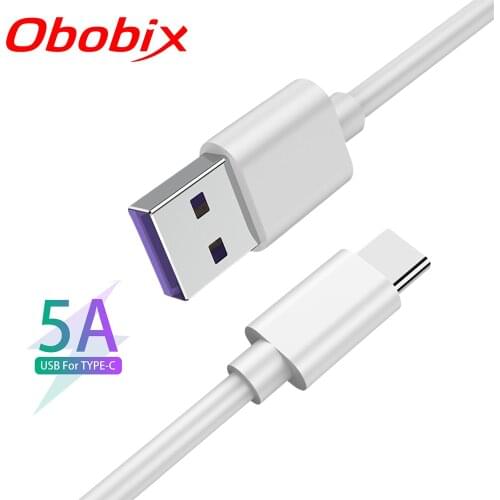 SCP Type C Cable For Huawei P30 P20 Pro Super Charge Universal USB C Type-C Mobile Phone Charging Cable For Huawei Mate 20 10