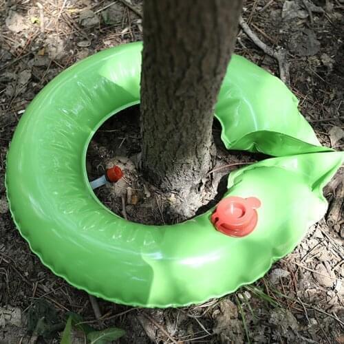 Garden Drop Irrigation Systern Durable Outdoor UV Resistant Slow-Release Watering Ring PVC Watering Bag for Trees Shrubs Plants