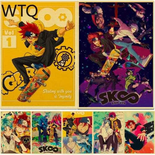 SK8 The Infinity Japanese Anime Painting Canvas Painting Poster and Printed Wall Art Wall Room Decor Canvas Art Surprise Box