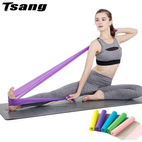 Sport Stretching Yoga Resistance Bands Pilates Elastic Straps Women Tension Exercise Ribbon Belt Pull Rubber Bands For Fitness