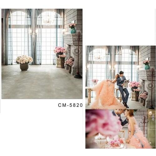 MEHOFOTO Window Flower Vinyl Photography Background For Lover Indoor New Fabric Flannel Backdrop For Wedding photo studio CM5820