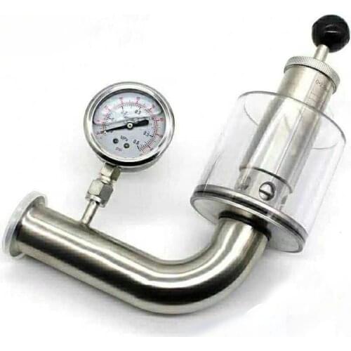 Exhaust Valve SS304 Beer Fermentation Tank Exhaust Valve Automatic Water Seal Exhaust Pressure Relief Valve Ferrule OD 50.5/64mm