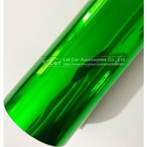 High stretchable mirror Green Chrome Mirror flexible Vinyl Wrap Sheet Roll Film Car Sticker Decal Sheet
