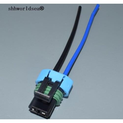 Worldgolden 2.8mm 2pin 2 Way Female Sensor Plug Auto Car fan plug Connector 15300027