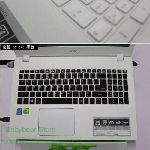 15 17 inch Keyboard Protector Silicone Cover skin for Acer Aspire ES1-523 ES1-523G ES1-533 ES1-572 F5-521
