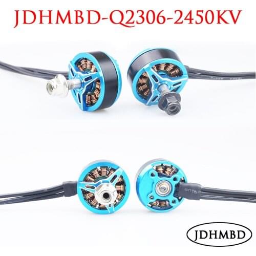 1PCS/2PCS JDHMBD Q2306 4S 2450KV Brushless FPV Motor For RC Models Spare Part DIY Accessories Racing Freestyle Long Range 5inch