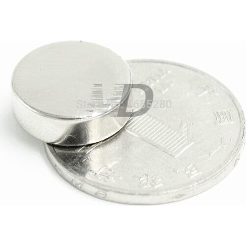 100pcs Neodymium N35 Dia 15mm X 5mm Strong Magnets Tiny Disc NdFeB Rare Earth For Crafts Models Fridge Sticking magnet 15x5mm
