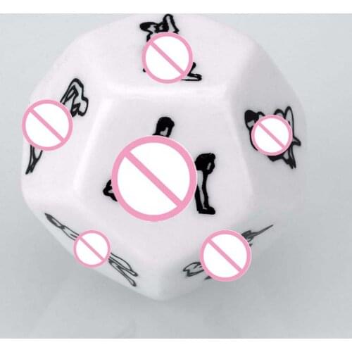 2pcs/set 12 Sides Love Posture Sex Couple Dice Fetish Sextoys Sex Funny Adult Dice Games Sexy Romance Erotic Craps Toy